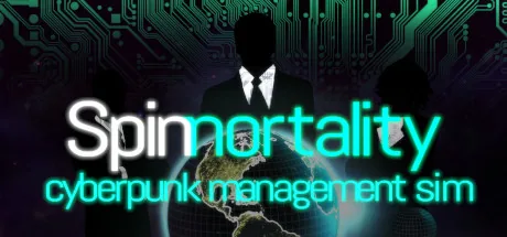 Spinnortality | cyberpunk management sim PC eğiticisi kapağı