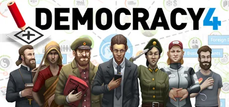 Capa do treinador de Democracy 4 para PC