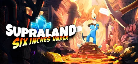 Capa do treinador de Supraland Six Inches Under para PC