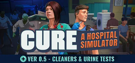 Capa do treinador de CURE - A Hospital Simulator para PC